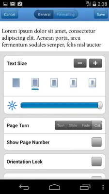 Bluefire Reader android App screenshot 2